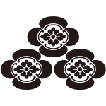 三つ盛り木瓜紋