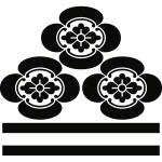 三つ盛り木瓜に二つ引き紋