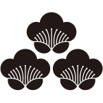 三つ盛り香い梅紋