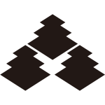 三つ盛り三階菱紋