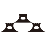 三つ盛り三味駒紋