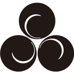 三つ寄せ一つ巴紋