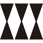 三つ並び輪鼓紋