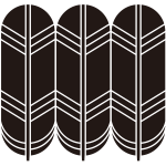 三つ並び鷹の羽紋