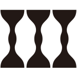 三つ並び鼓胴紋