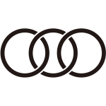 三つ又輪違い紋