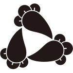 三つ追い丁子紋