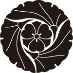 三つ追い銀杏に剣片喰紋