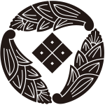 三つ追い茗荷に四つ目紋