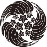 三つ追い笹竜胆紋