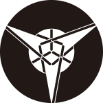 三つ三本骨扇紋