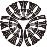 三つ外寄せ寓生紋