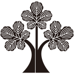 三つ立ち梶の葉紋