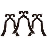 三つ立ち琴柱紋