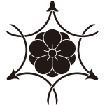 三つ繋ぎ松葉に八重梅紋