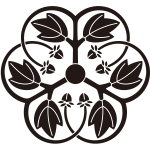 三つ蔓葉牡丹紋