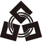 三つ輪結び釘抜き紋