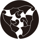 三つ割り杏葉紋