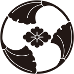 三つ割り銀杏に花菱紋