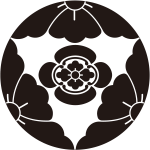 三つ割り唐花に木瓜紋