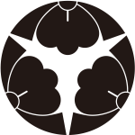 三つ割り剣花菱崩し紋