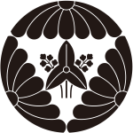 三つ割り菊に立ち沢瀉紋