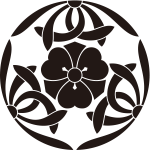 三つ割り蘭に剣片喰紋