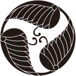 三つ割り蔓河骨紋