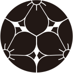 三つ割り八重桔梗紋