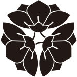 三つ横見桔梗紋