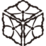 三つ寄せ中陰蔦菱紋