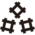 三つ寄せ井筒紋