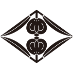 対い茶の実菱紋