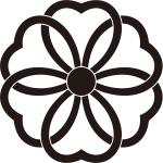 結び八重片喰紋