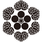 六つ葵に梅鉢紋