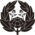 六つ葉抱き牡丹紋