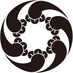 六つ追い丁子紋