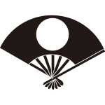 七本骨日の丸扇紋