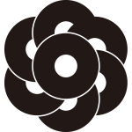 七つ捻じ蛇の目紋