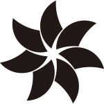 七つ追い銀杏形紋