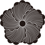 捻じ牡丹紋