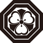 二重八角に中陰剣片喰紋