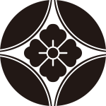 二重七宝に花角紋