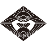 二羽張ら雀菱紋