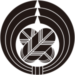 熨斗輪に違い鷹の羽紋