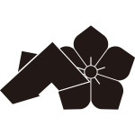 折れ釘抜に桔梗紋