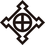 折り入り角に轡紋