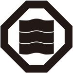 折敷に揺れ三文字紋