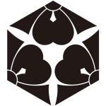 六角三つ割り剣片喰紋