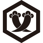 六角に違い丁子紋